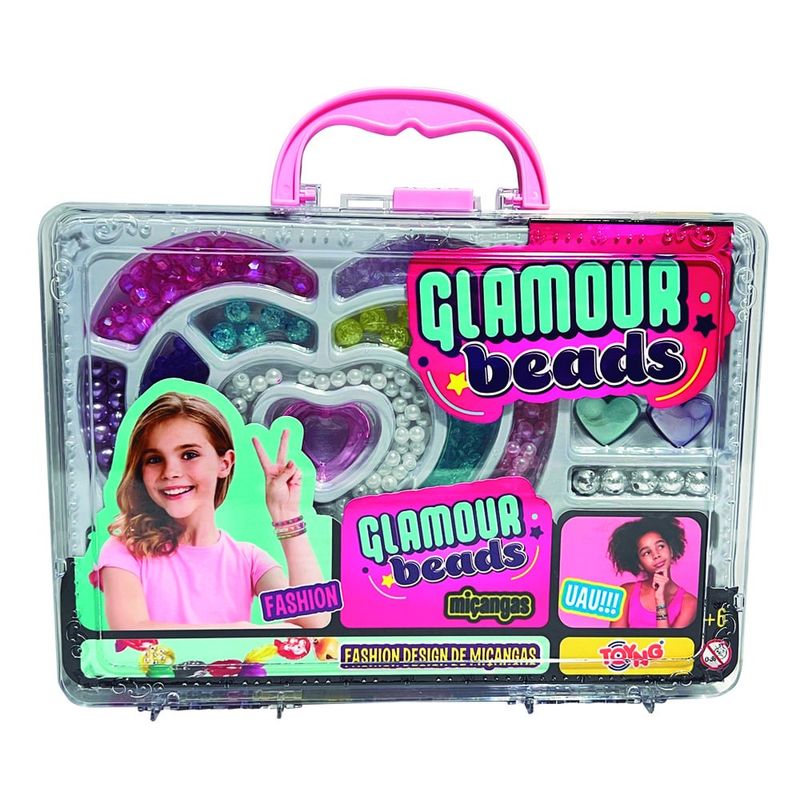 kit miçangas na maleta toyng 51688