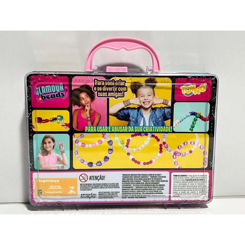 kit miçangas na maleta toyng 51688