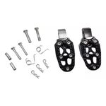 pedaleira kga esportiva para moto titan/fan 125/150 malta 561 preto (mp)