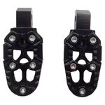 pedaleira kga esportiva para moto titan/fan 125/150 malta 561 preto (mp)