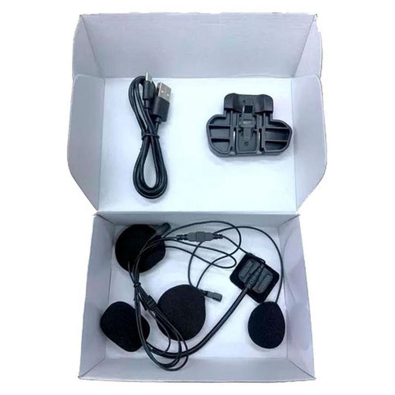 intercomunicador spencer capacete moto fone de ouvido bluetooth spc 80040 (mp)