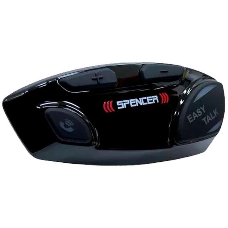 intercomunicador spencer capacete moto fone de ouvido bluetooth spc 80040 (mp)