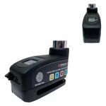 trava disco spencer com alarme e biometria sp-tda888ub preta (mp)
