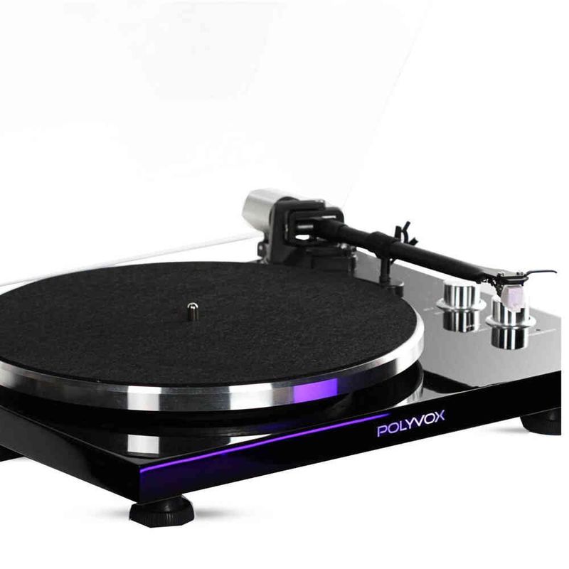 toca-disco vinil polyvox xtd-67 preto