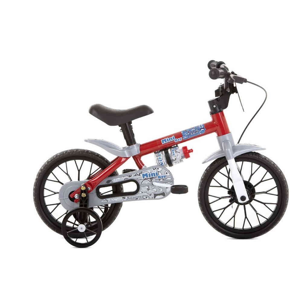 Bicicleta Infantil Houston Mini Boy Aro 12 Vermelha
