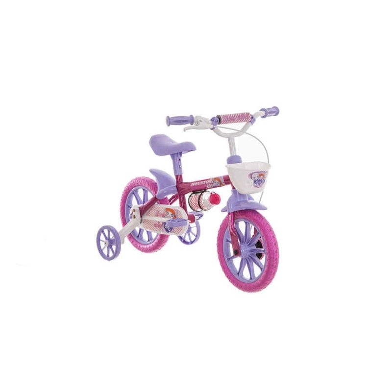 bicicleta infantil houston mini tina aro 12 rosa