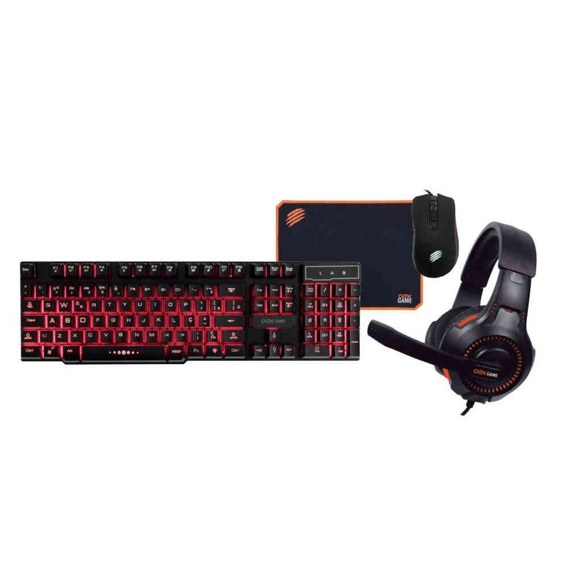 combo gamer 4 em 1 thunder preto tm306