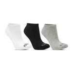 meia esportiva masculina n°39/43 olympikus cano curto 3 pares (mp)