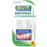 palito interdental gum soft-picks original com 40unidades
