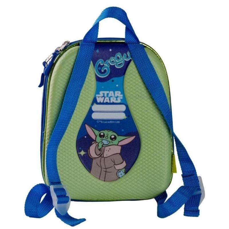 mochila maxtoy starwars grogu azul tamanho p 3861cx24 (mp)