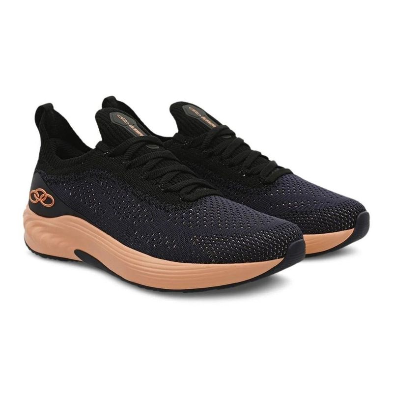 tênis esportivo feminino n° 38 olympikus essential 3 marinho preto (mp)