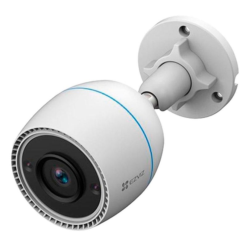 kit câmera ip wi-fi externa ezviz + microsd 64gb com adaptador c3tn 2mp (mp)