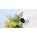 kit câmera ip wi-fi externa ezviz + microsd 64gb com adaptador c3tn 2mp (mp)
