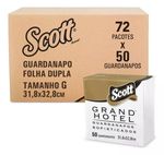 guardanapo scott folha dupla caixa com 72 pacotes (mp)