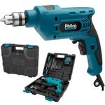 furadeira de impacto philco com maleta force 3/8" 650w 127v pfu01mf (mp)