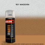 tinta spray colorgin arte urbana 400ml 951 madeira (mp)