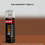 tinta spray colorgin arte urbana 400ml 930 marrom tabaco (mp)