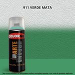 tinta spray colorgin arte urbana 400ml 911 verde mata (mp)