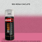 tinta spray colorgin arte urbana 400ml 955 rosa chiclete (mp)