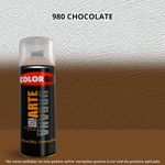 tinta spray colorgin arte urbana 400ml 980 chocolate (mp)
