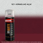 tinta spray colorgin arte urbana 400ml 921 vermelho açaí (mp)