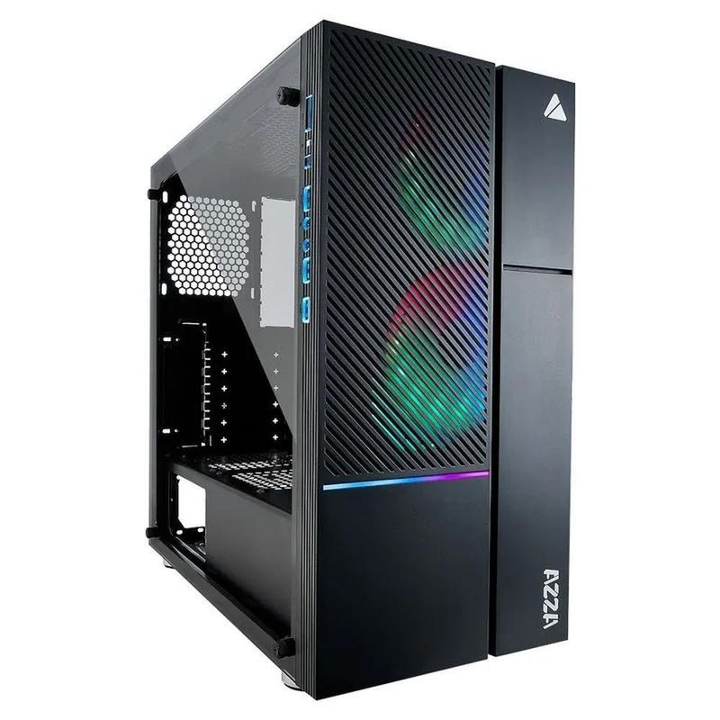 gabinete azza atx mid-tower iris 330 preto (mp)