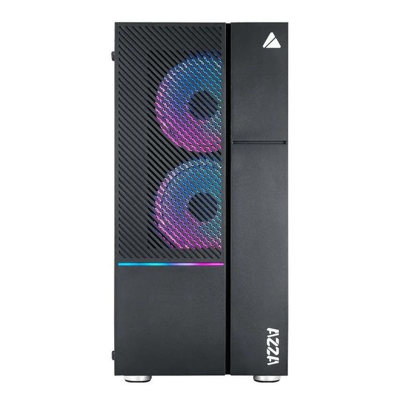 gabinete azza atx mid-tower iris 330 preto (mp)