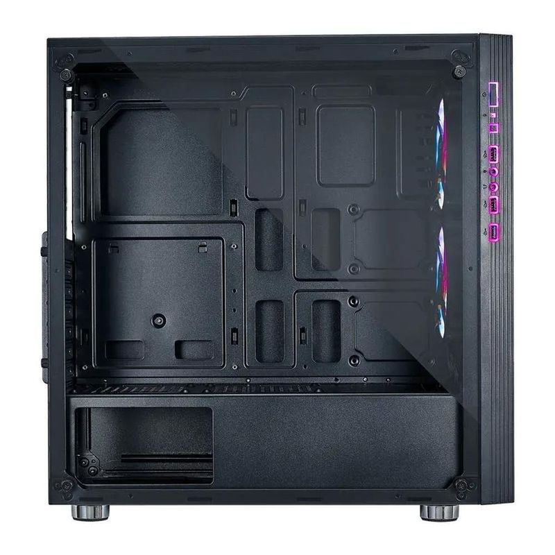 gabinete azza atx mid-tower iris 330 preto (mp)