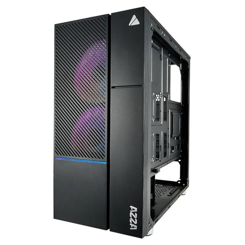 gabinete azza atx mid-tower iris 330 preto (mp)