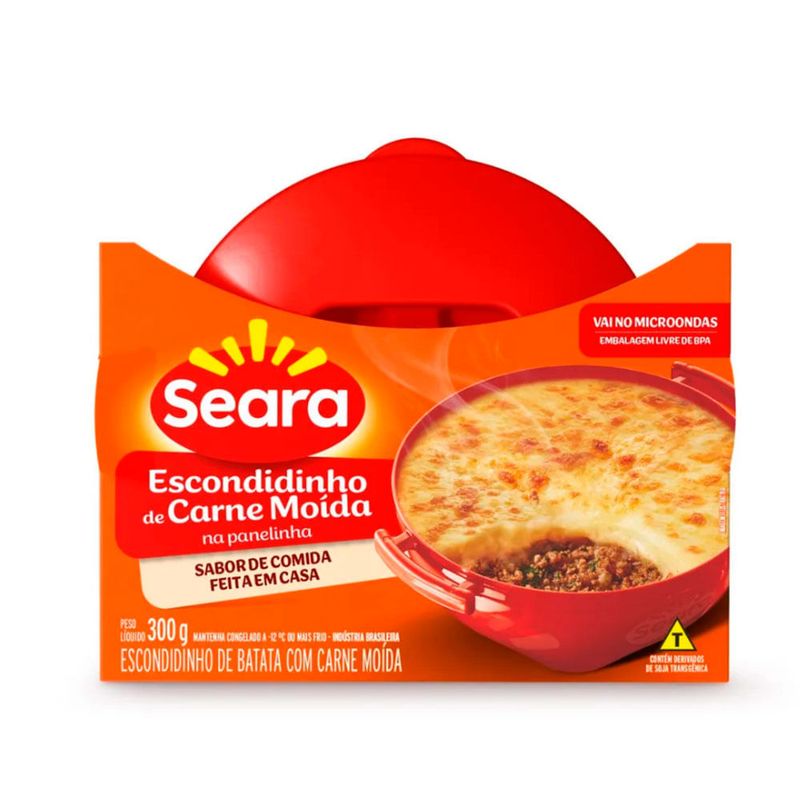 panelinha seara escondidinho de carne moída 300 gramas