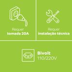 ar-condicionado janela consul 10.000 btus inverter branc bivolt cck10bbxna
