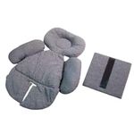 almofada infantil redutora de assento safenest 1st grey safety imp01918 (mp)