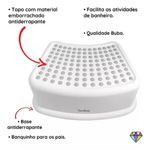 degrau antiderrapante buba infantil cinza 12031 (mp)