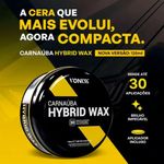 cera automotiva de carnaúba vonixx brilho e repelência com aplicador 120ml (mp)