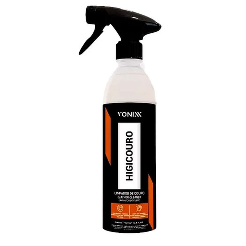 limpa couro de banco para automovel vonixx higicouro 500ml (mp)