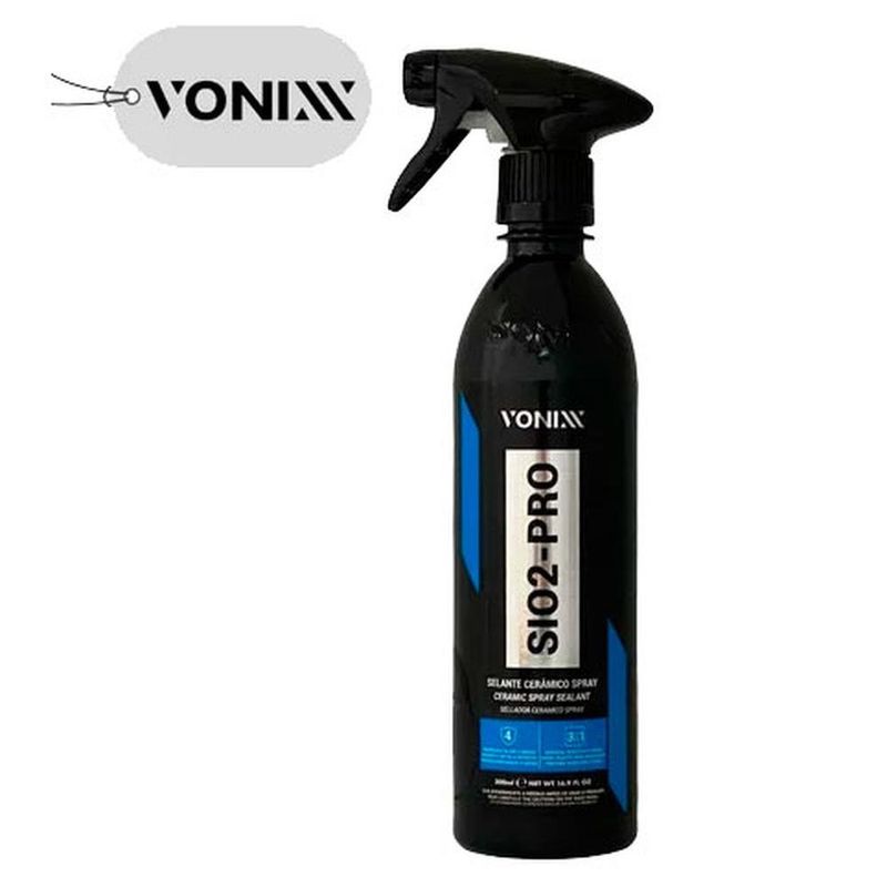 spray manutenção de vitrificadores vonixx si02 pro 500ml (mp)