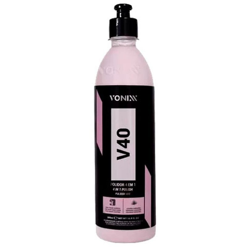 polidor automotivo 4 em 01 vonixx v40 500ml (mp)