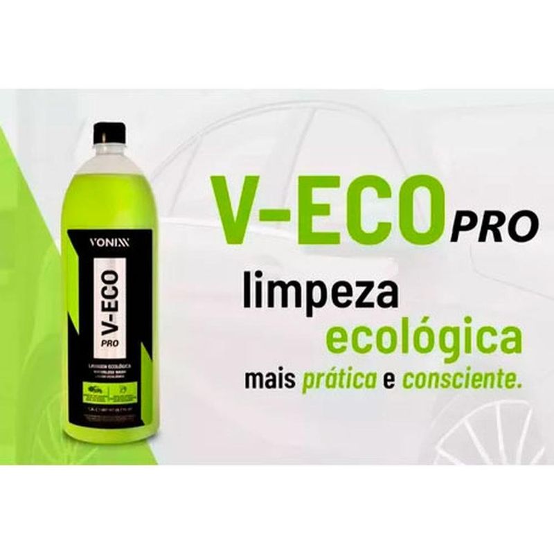 lavagem a seco automotiva vonixx com cera de carnaúba v-eco 1,5l (mp)
