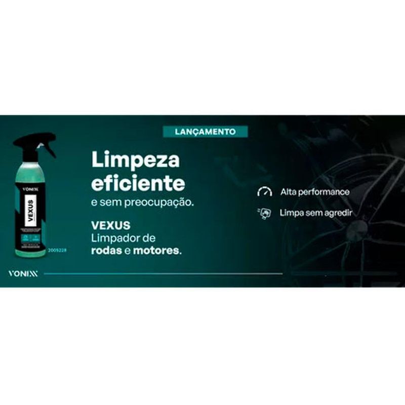 limpador de rodas e motores vonixx vexus 500ml (mp)
