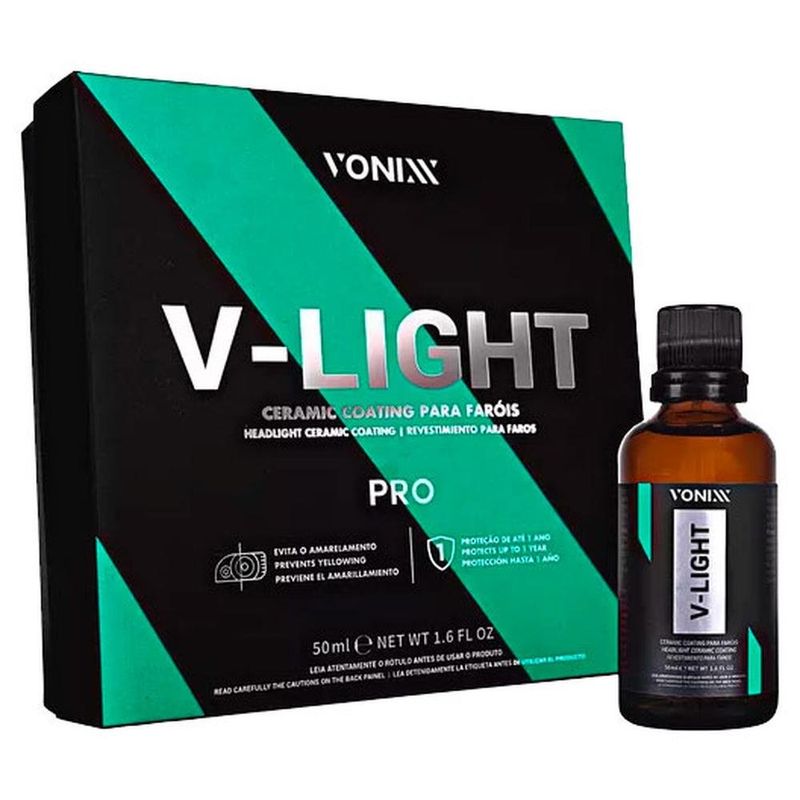 vitrificador para faróis automotivos vonixx v-light 50ml (mp)