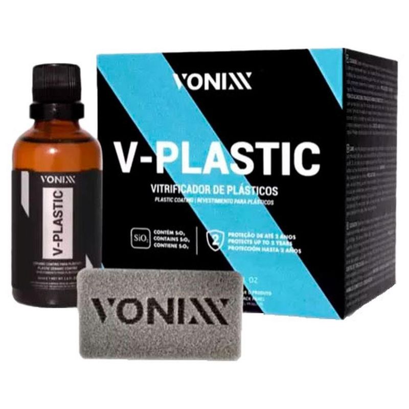 vitrificador para plástico automotivo vonixx v-plastic 20ml (mp)