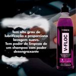 shampoo automotivo neutro concentrado vonixx v-floc 500ml (mp)