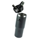 garrafa térmica stanley flip straw tumbler 887ml cinza 8089 (mp)