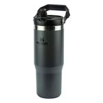 garrafa térmica stanley flip straw tumbler 887ml cinza 8089 (mp)