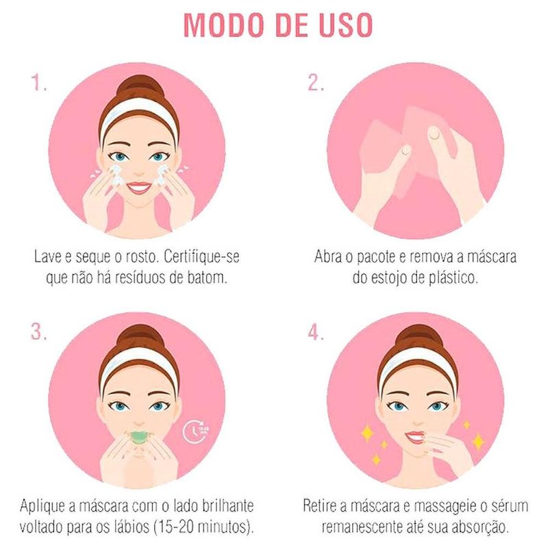 máscara para lábios kiss magic gel (mp)