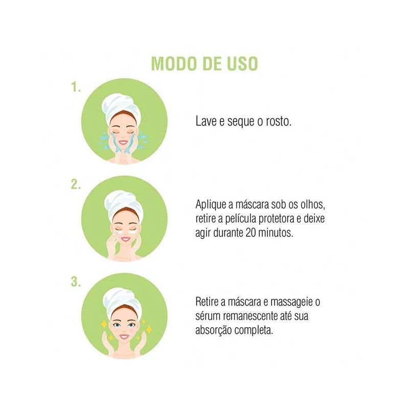 máscara para olhos kiss magic gel (mp)