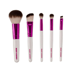 kit pincéis de maquiagem kiss para rosto e olhos (mp)