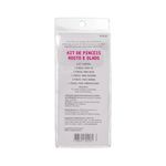 kit pincéis de maquiagem kiss para olhos (mp)