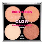 paleta iluminadores rube kiss rare glow (mp)
