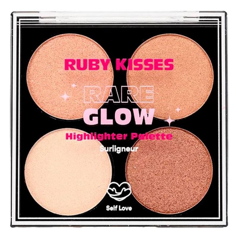 paleta iluminadores rube kiss rare glow (mp)